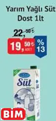 DOST YARIM YAĞLI SÜT